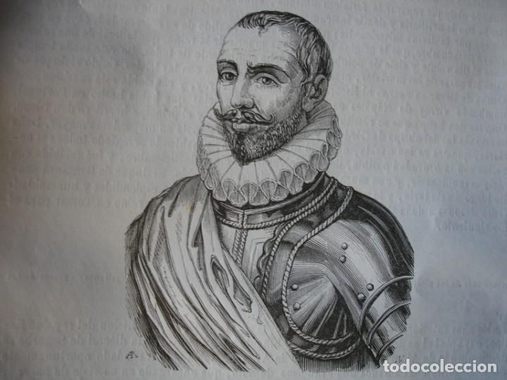Arte: SANCHO DAVILA .GRABADO A&Ntilde;O 1849 - Foto 1