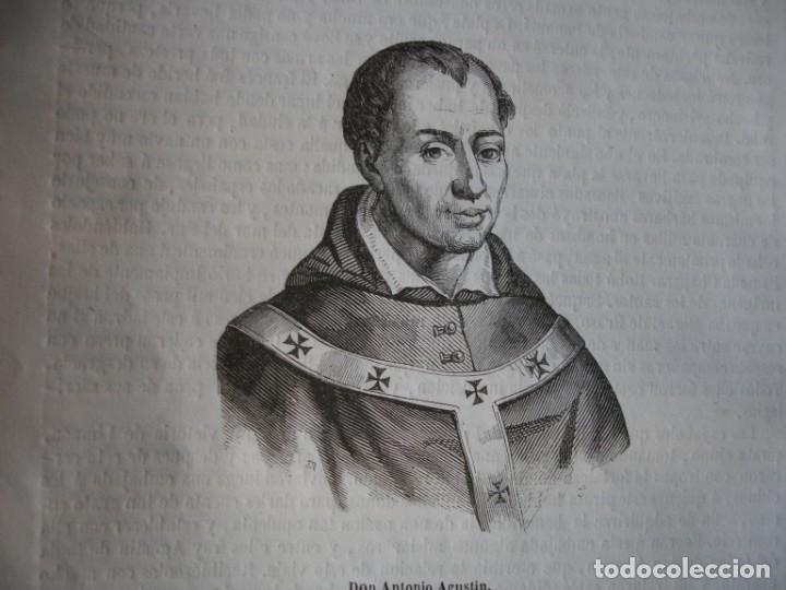 Arte: ANTONIO AGUSTIN .GRABADO A&Ntilde;O 1849 - Foto 1