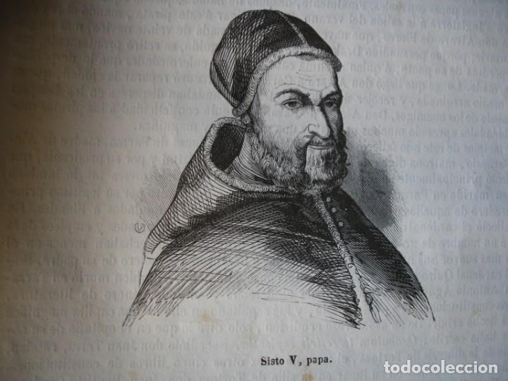 Arte: SIXTO V .GRABADO A&Ntilde;O 1849 - Foto 1