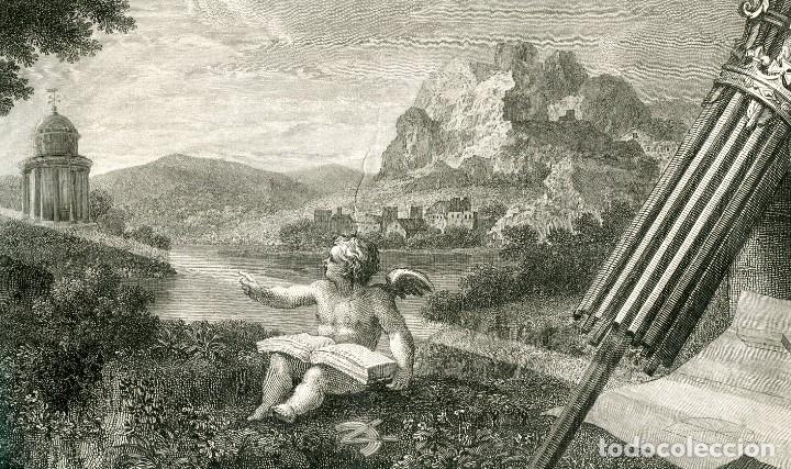 Arte: Frontispicio de la Perspectiva de Kirby - Grabado Woollett sobre Hogarth - Foto 3