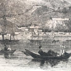Arte: VISTA DE PANAMÁ (AMÉRICA CENTRAL), 1844. ANÓNIMO