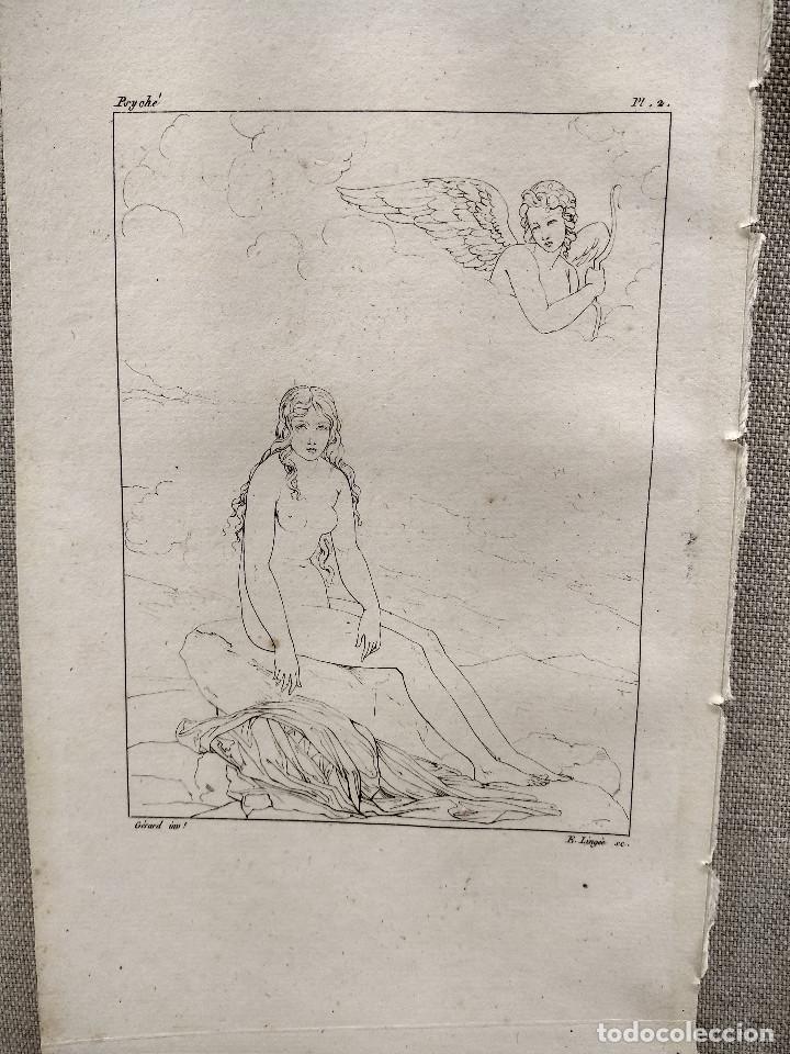Art: Psyche, de Gerard, Plancha 14, Annales du musee 1808, Landon,