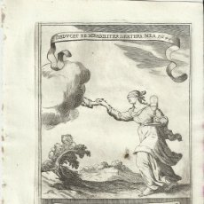 Arte: GRABADO DE LAS HONRAS QUE SE HICIERON A SU CATÓLICA MAJESTAD DE FELIPE IV MADRID AÑO 1666 S. XVII