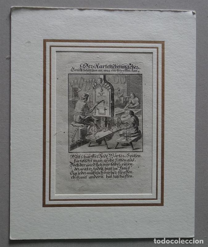 Arte: Creador de tarjetas, 1699. Weigel - Foto 1