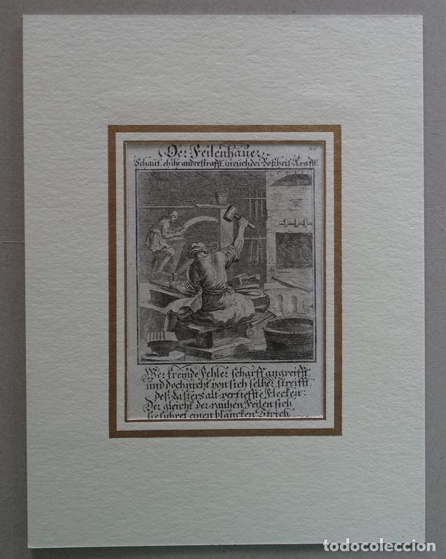 Arte: Fabricante de limas, hacia 1710 - Foto 1