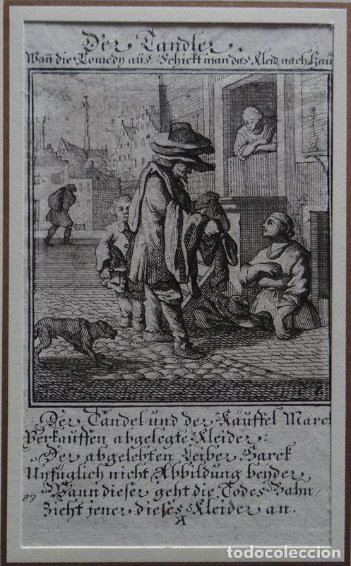 Arte: Comerciante, hacia 1700. C. Weigel - Foto 2