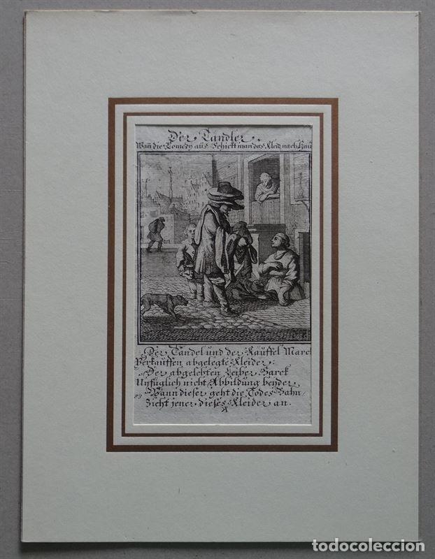 Arte: Comerciante, hacia 1700. C. Weigel - Foto 1