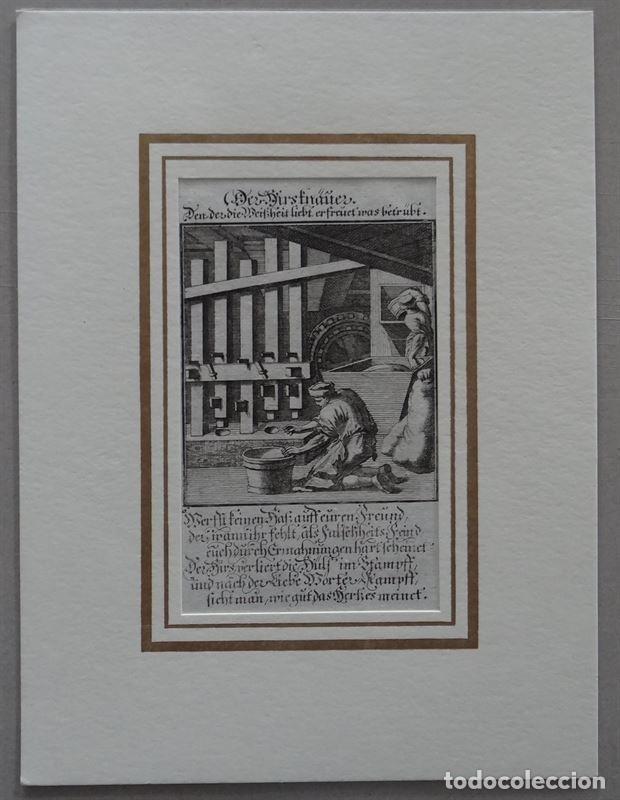Arte: Molineros de mijo, hacia 1700. C. Weigel - Foto 2