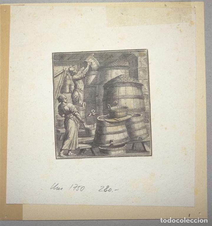 Arte: Elaborando vino, hacia 1750. An&oacute;nimo - Foto 3