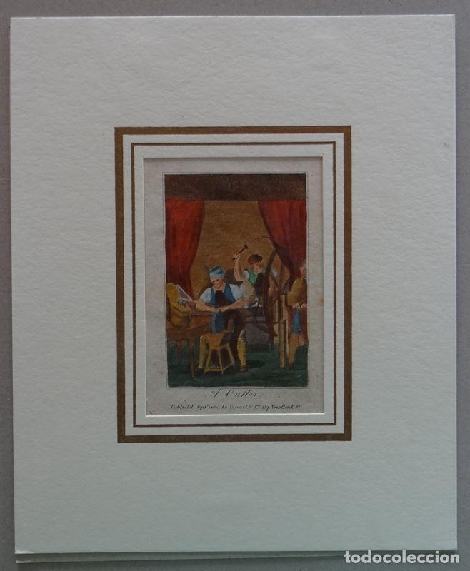 Arte: Fabricante de cuchillos, 1805. Souter/Tabart - Foto 1
