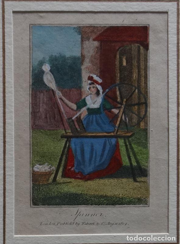 Arte: La hilandera, 1804. Tabart - Foto 1