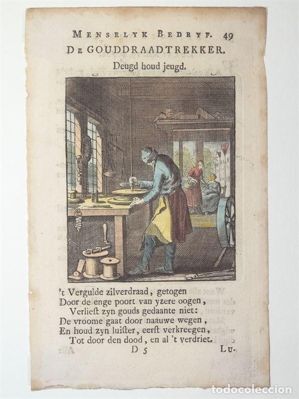 Arte: El fabricante de alambre, 1698. Weigel - Foto 4