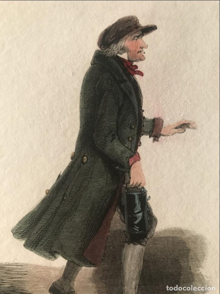 Arte: El barbero, 1841. An&oacute;nimo - Foto 4