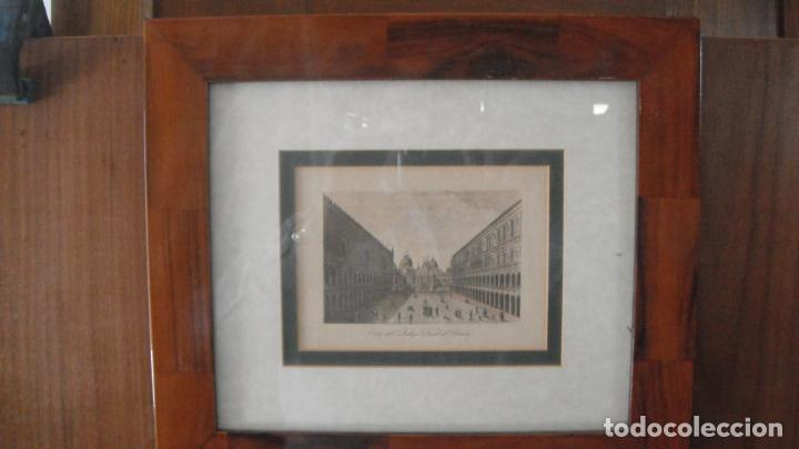 Arte: LAMINA DE LA CORTE DEL PALACIO DUCAL DE VENECIA - Foto 1