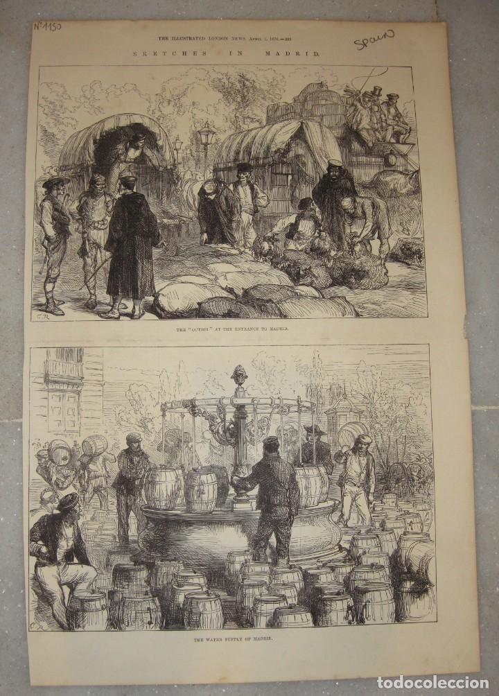 Arte: Grabado costumbrista &middot; Sketches in Madrid &middot; The Illustrated London News &middot; 1876