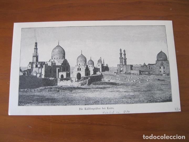 Arte: Las tumbas del Califa (El Cairo, Egipto), ca. 1880. An&oacute;nimo - Foto 1