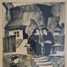 Arte: MARTEL SCHWICHTENBERG (GRAN ARTISTA ALEMANIA 1896-1945) PRECIOSA LITOGRAFIA FIRMADA.. Lote 267361554