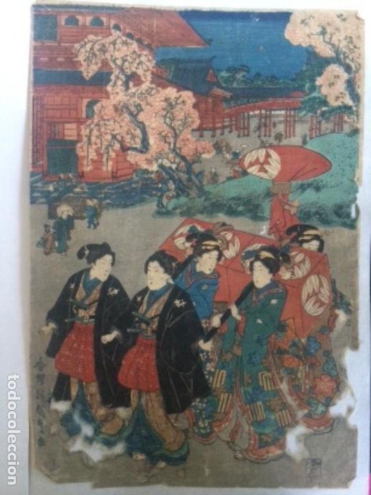 Arte: Ukiyoe kunisada(1786-1865) - Foto 1