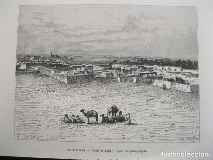 Arte: Vista de El Oued (Argelia, &Aacute;frica), 1881. Taylor