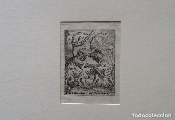 Arte: Virgil Solis (1514-1562) Pelea de Rameras - Foto 3