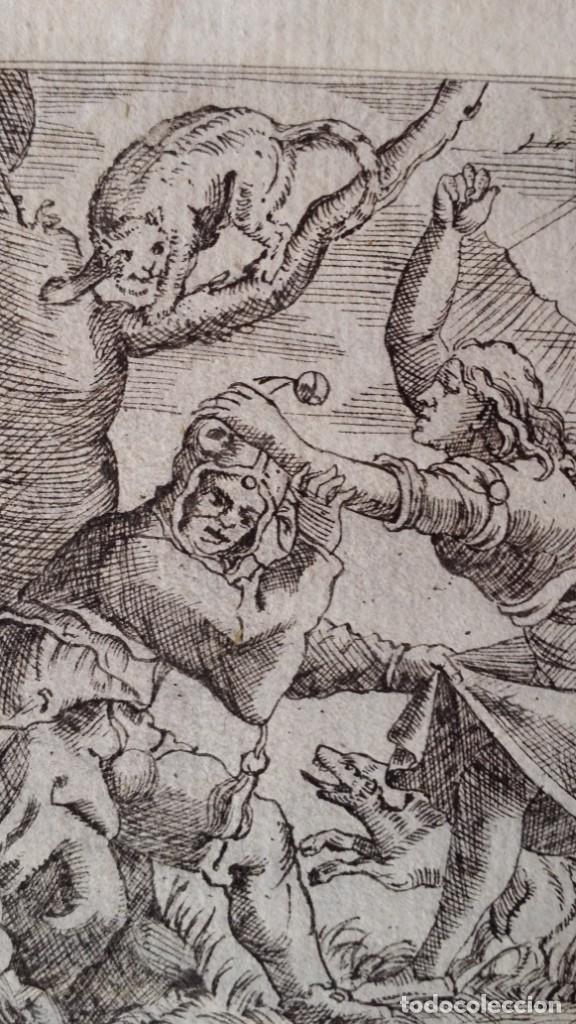 Arte: Virgil Solis (1514-1562) Pelea de Rameras - Foto 6