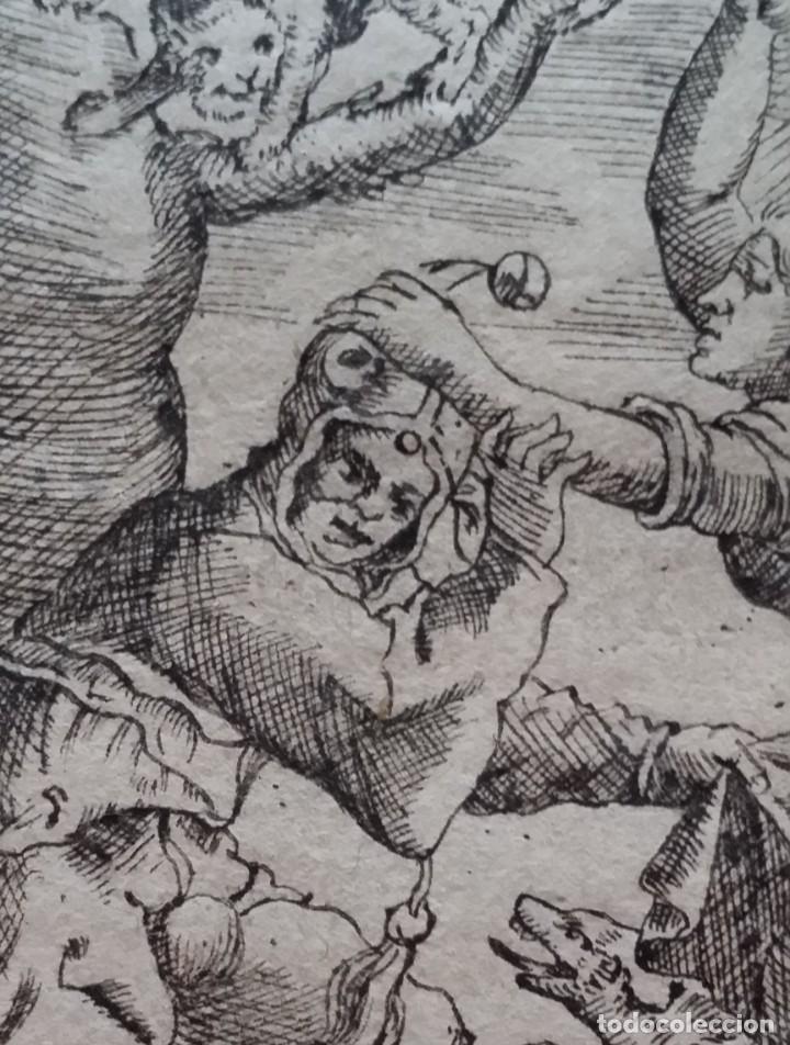 Arte: Virgil Solis (1514-1562) Pelea de Rameras - Foto 8
