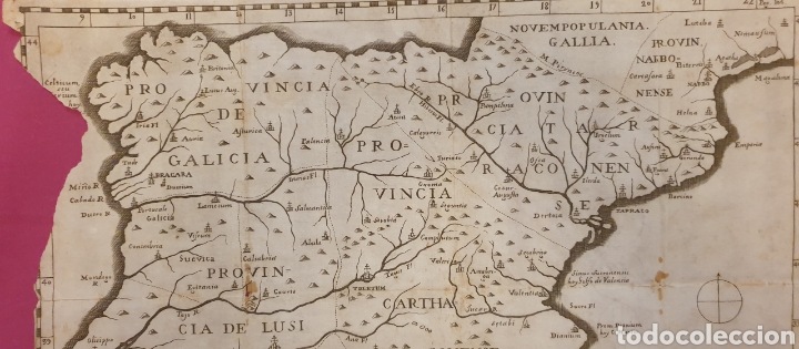 Arte: Gran grabado de un mapa de los obispados y provincias de España de entre 1700 a 1800 - Foto 4 - 275722173