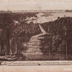 Arte: GRABADO ANTIGUO SIGLO XVIII WHITE RIVER JAMAICA AMÉRICA 1782 - MILLAR. Lote 275805173
