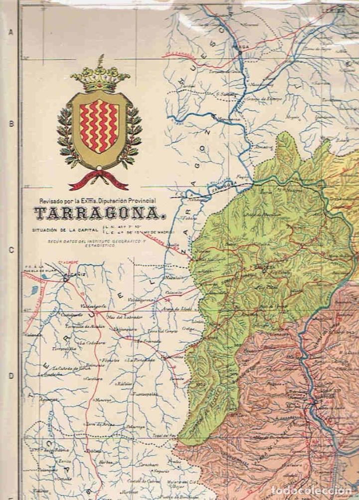 Kunst: ESPA&Ntilde;A REGIONAL.Cartas Corogr&aacute;ficas de Benito Chias y Carb&oacute;. TARRAGONA. - Ceferino Rocafort y Casimi