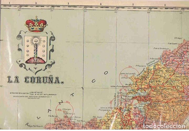 Kunst: ESPA&Ntilde;A REGIONAL.Cartas Corogr&aacute;ficas de Benito Chias y Carb&oacute;. LA CORU&Ntilde;A. - Ceferino Rocafort y Casimi
