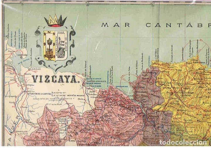 Kunst: ESPA&Ntilde;A REGIONAL.Cartas Corogr&aacute;ficas de Benito Chias y Carb&oacute;. VIZCAYA. - Ceferino Rocafort y Casimiro