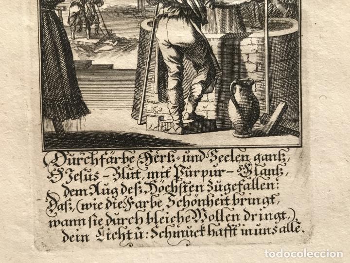 Arte: El oficio de tintorero, 1698. Luyken/Weigel - Foto 4