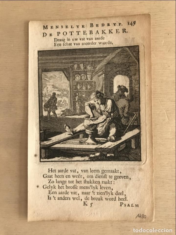 Arte: Ceramista, 1730. Luyken - Foto 2