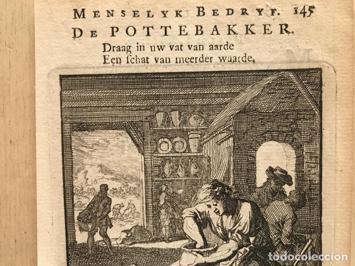 Arte: Ceramista, 1730. Luyken - Foto 3