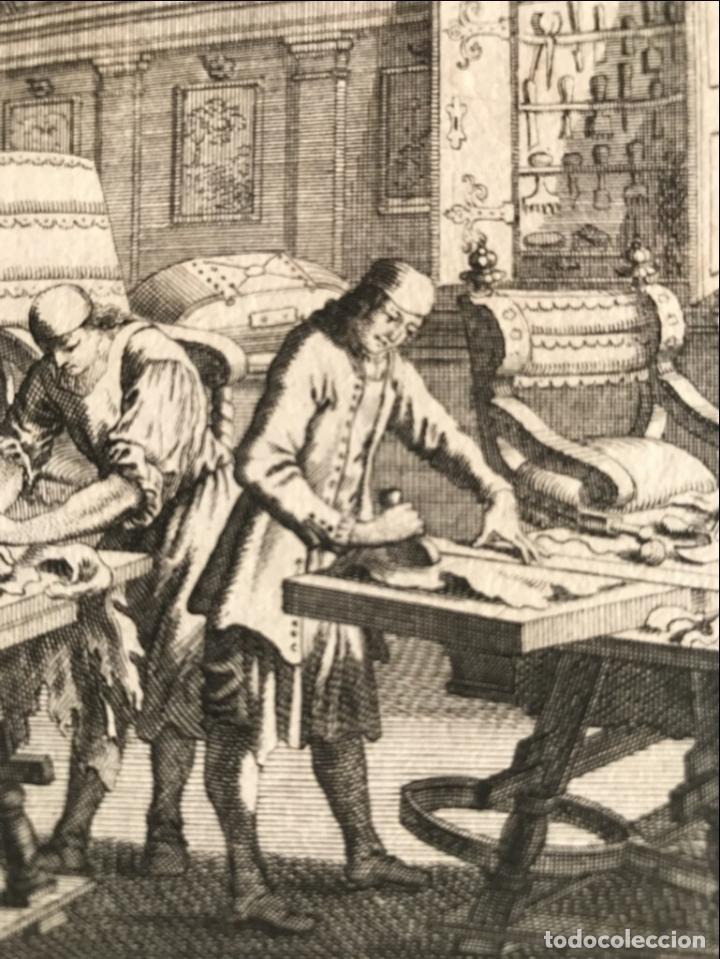Arte: Trabajando el cuero, 1698. Luyken/Weigel - Foto 3