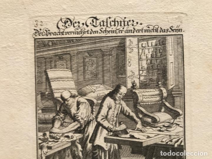 Arte: Trabajando el cuero, 1698. Luyken/Weigel - Foto 4