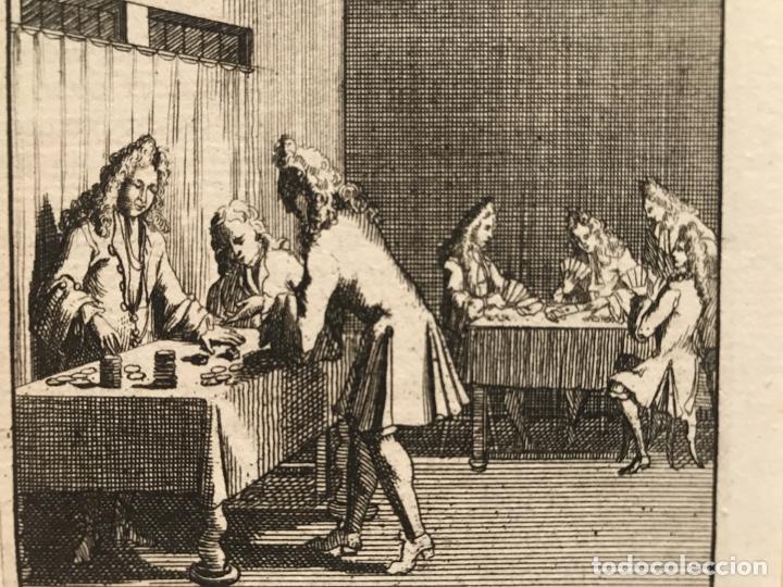 Arte: Juegos de azar (I), 1750. An&oacute;nimo - Foto 1