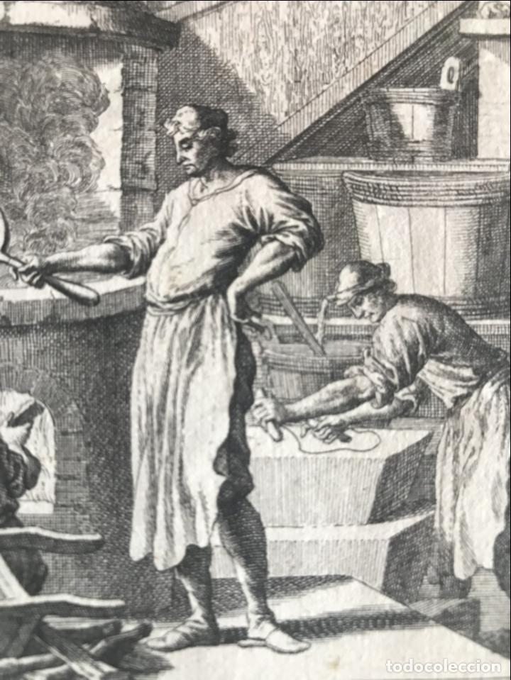 Arte: Fabricantes de jab&oacute;n, 1698. Luyken/Weigel - Foto 3