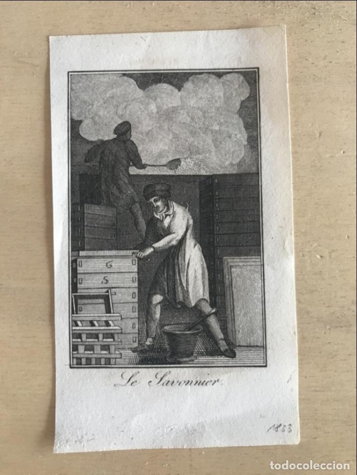 Arte: Fabricantes de jab&oacute;n, 1823. An&oacute;nimo - Foto 2