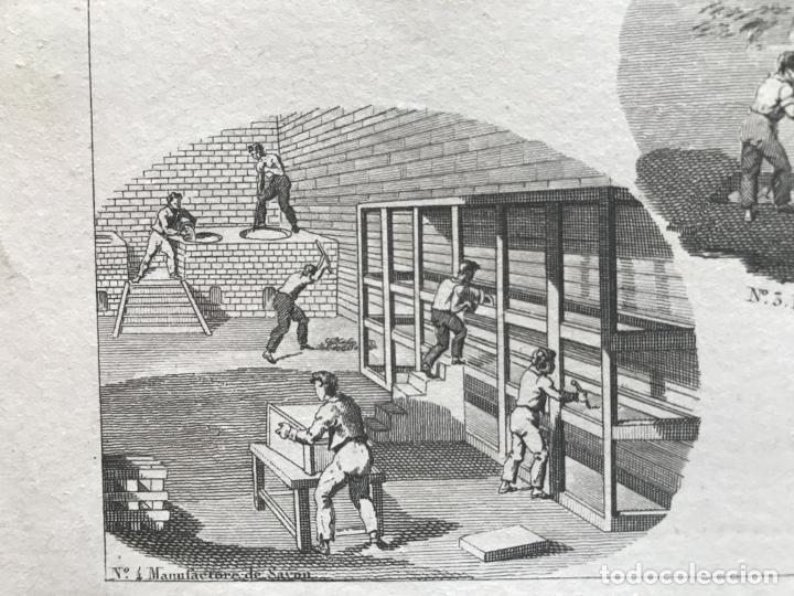 Arte: Elaboraci&oacute;n del aceite y del jab&oacute;n, 1822. An&oacute;nimo - Foto 7