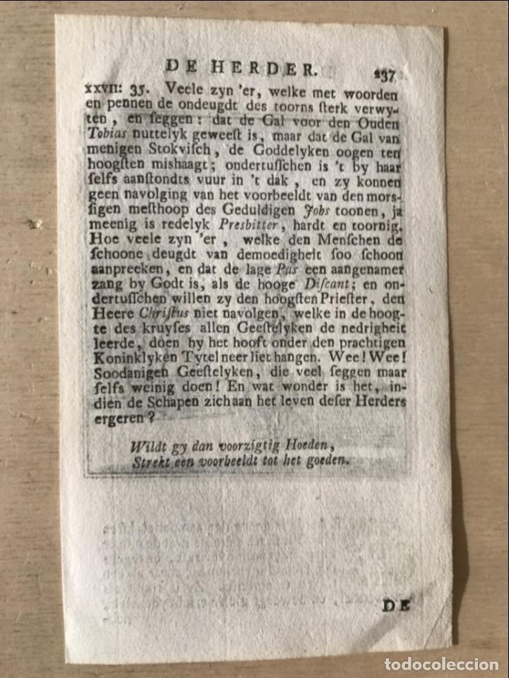 Arte: Caminando sobre el pantano, 1736. Luyken - Foto 6