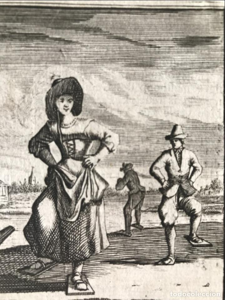Arte: Caminando sobre el pantano, 1736. Luyken - Foto 1