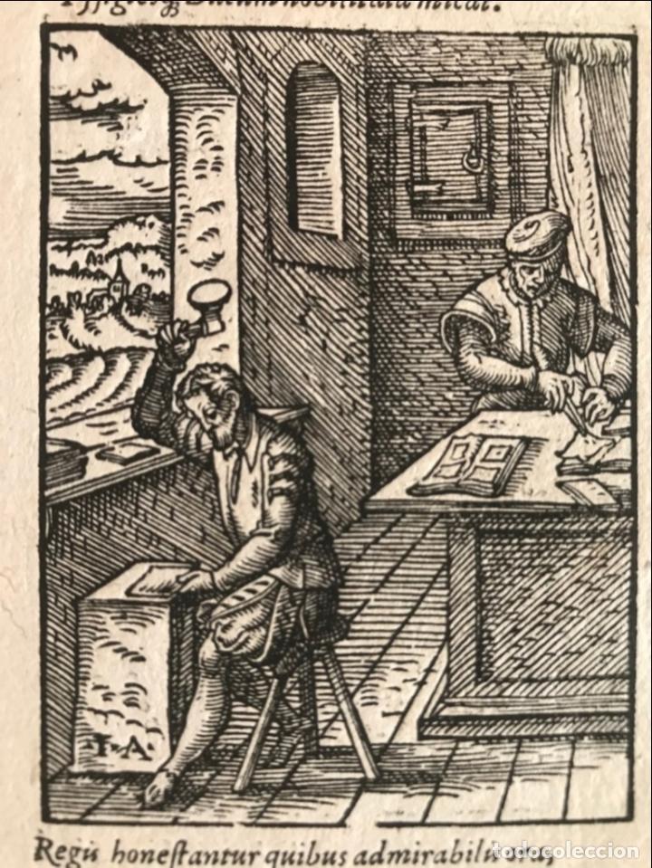 Arte: Batiendo oro, 1574. Jost Amman - Foto 4