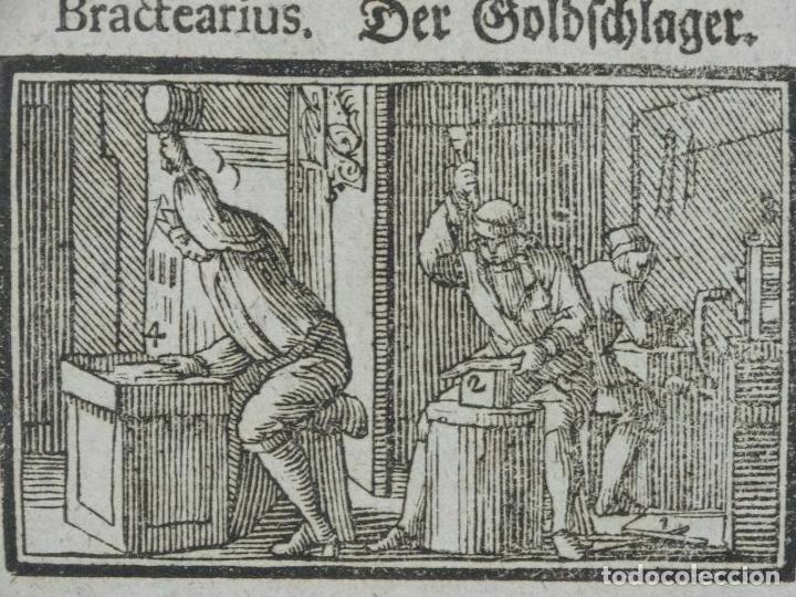 Arte: Hombres batiendo oro, 1754. An&oacute;nimo - Foto 1