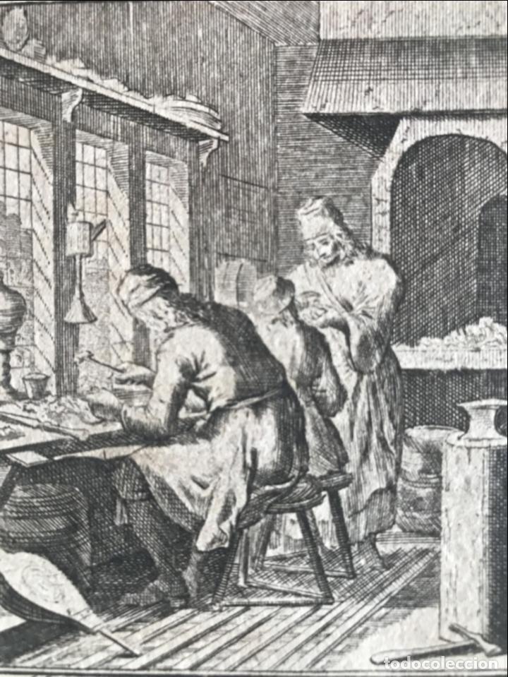 Arte: Trabajando con oro y plata, 1699. Luyken/Weigel - Foto 4