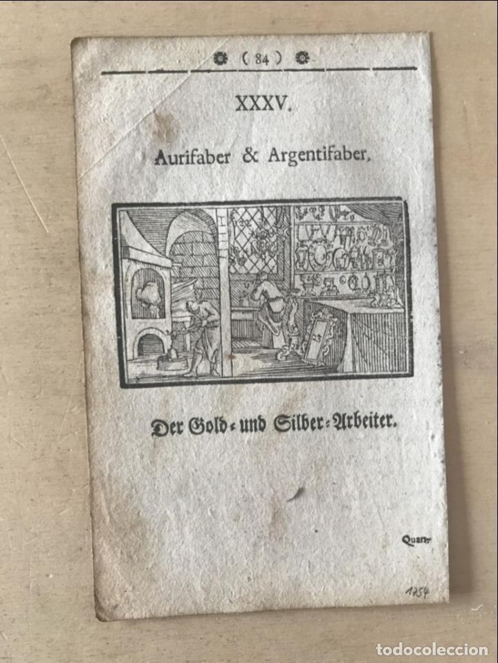 Arte: Trabajando con oro y plata, 1754. An&oacute;nimo - Foto 2