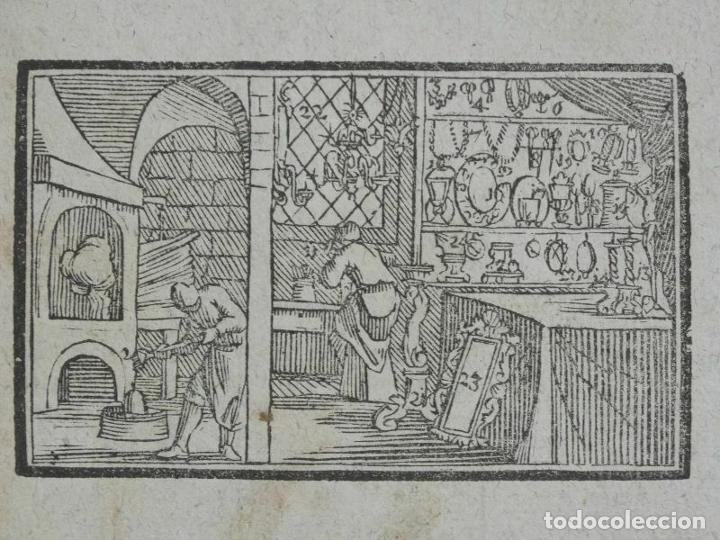 Arte: Trabajando con oro y plata, 1754. An&oacute;nimo - Foto 1