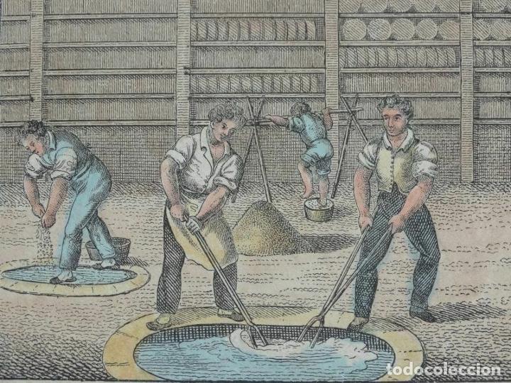 Arte: Curtidores de pieles, 1822. An&oacute;nimo - Foto 5