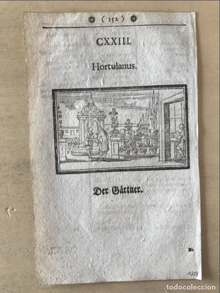 Arte: El jardinero y el noble, 1754. An&oacute;nimo - Foto 2