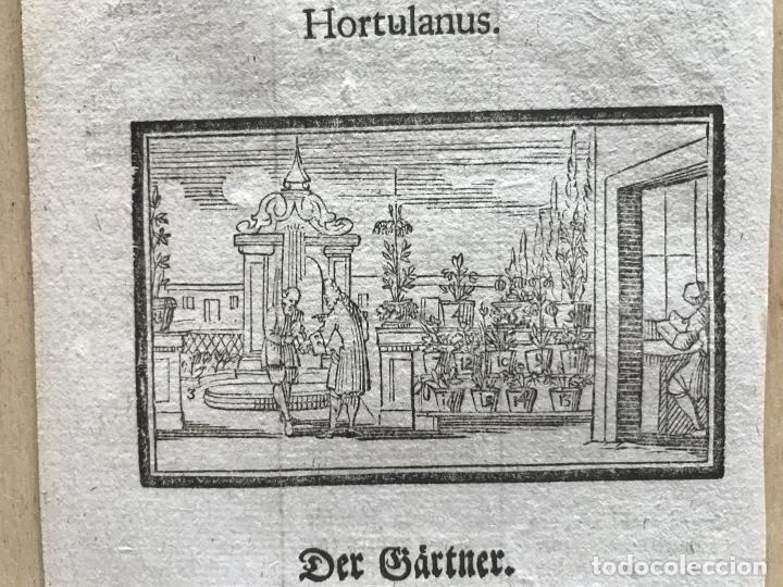 Arte: El jardinero y el noble, 1754. An&oacute;nimo - Foto 1